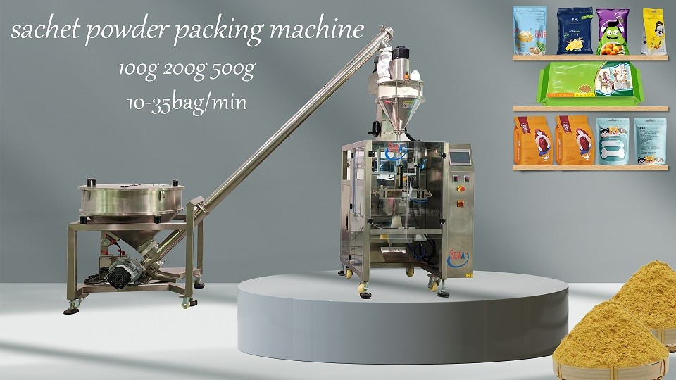 Pouch bag sachet packing machine