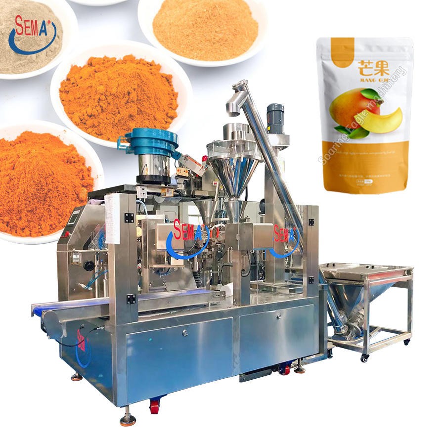 Pre-made stand up pouch sachet packing machine