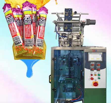 Liquid shaped sachet packing machine