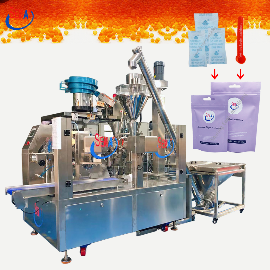 Pre made pouch bag sachet packing machine