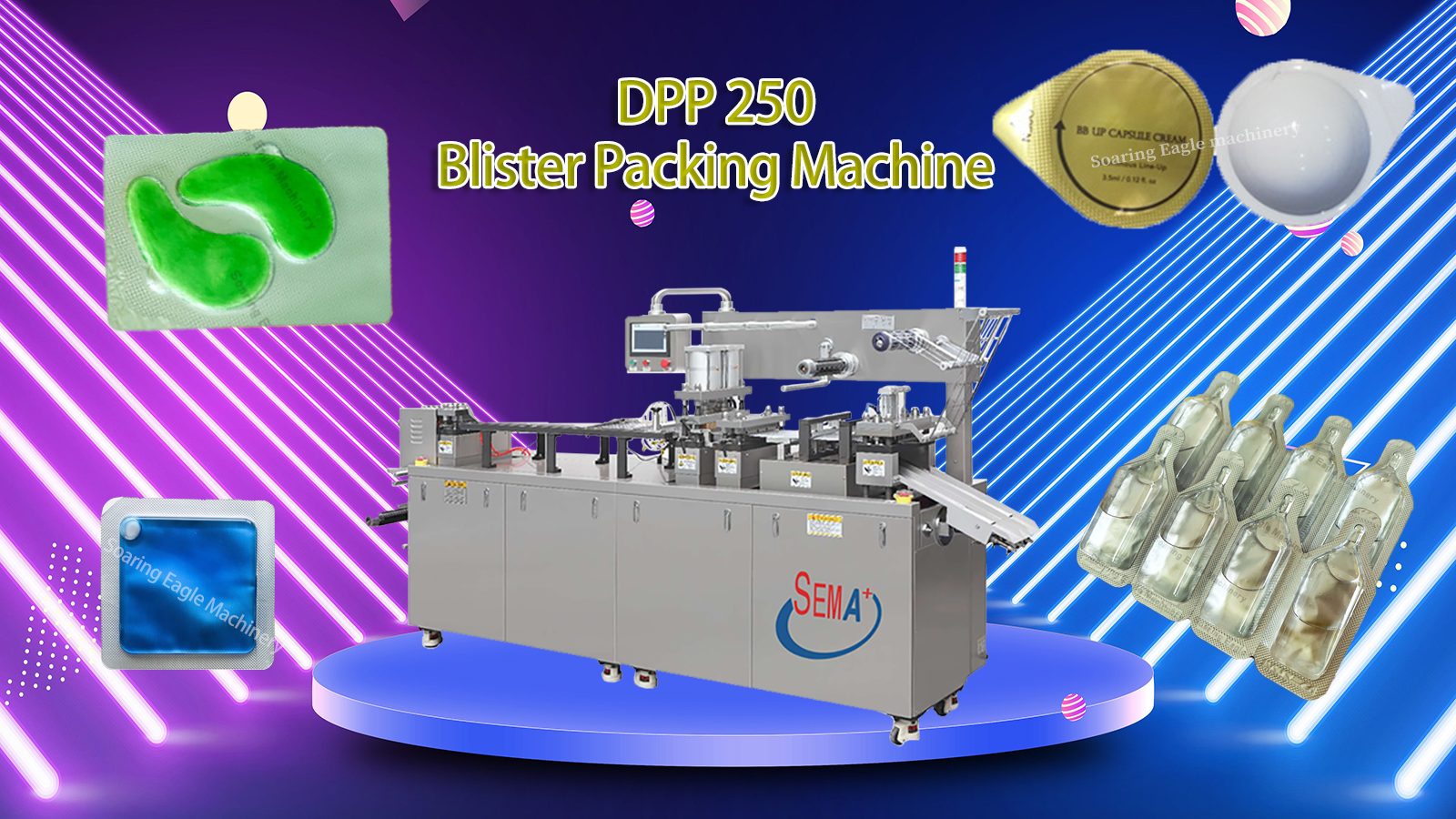 DPP250 blister packing machine