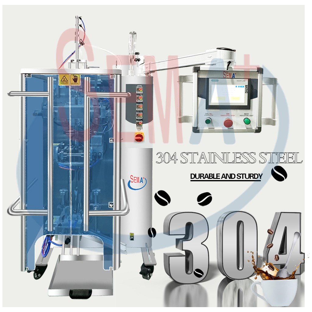 Irregular shaped plastic liquid packaging machine coffee and tea packaging machine