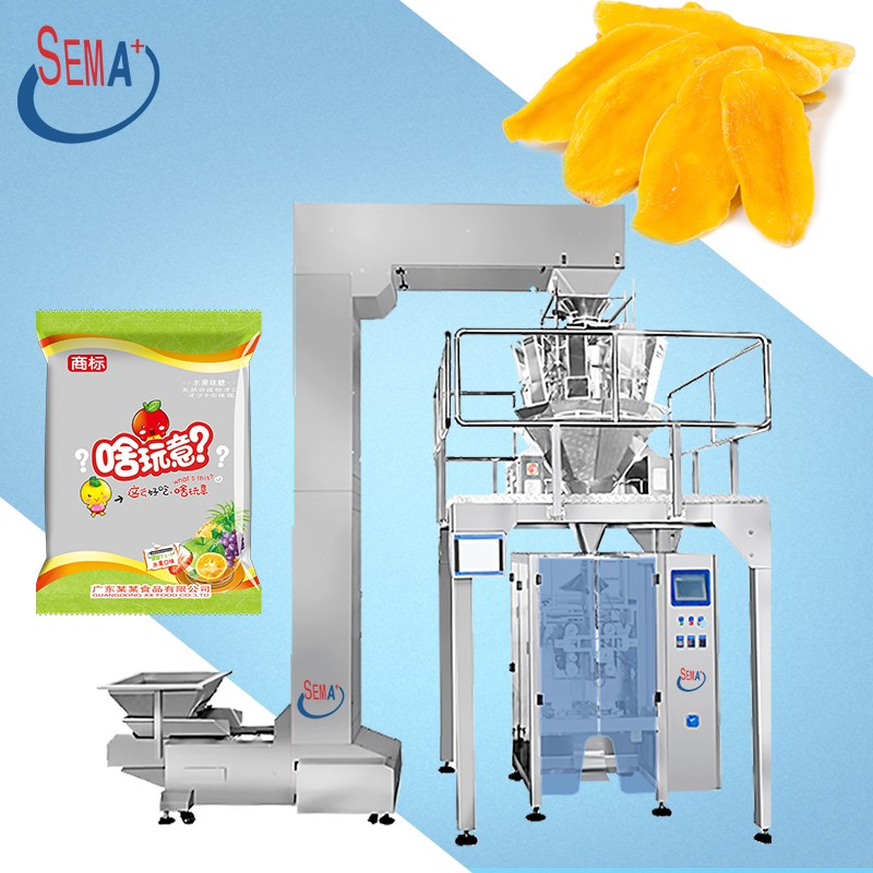 Vertical automatic snack popcorn and potato chip packaging machine banana chip packaging machine
