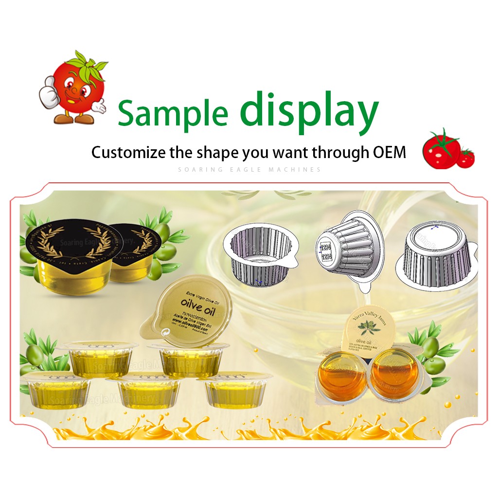 Honey bubble BBQ sauce blister packaging machine olive oil chocolate jam tomato sauce liquid packaging machine