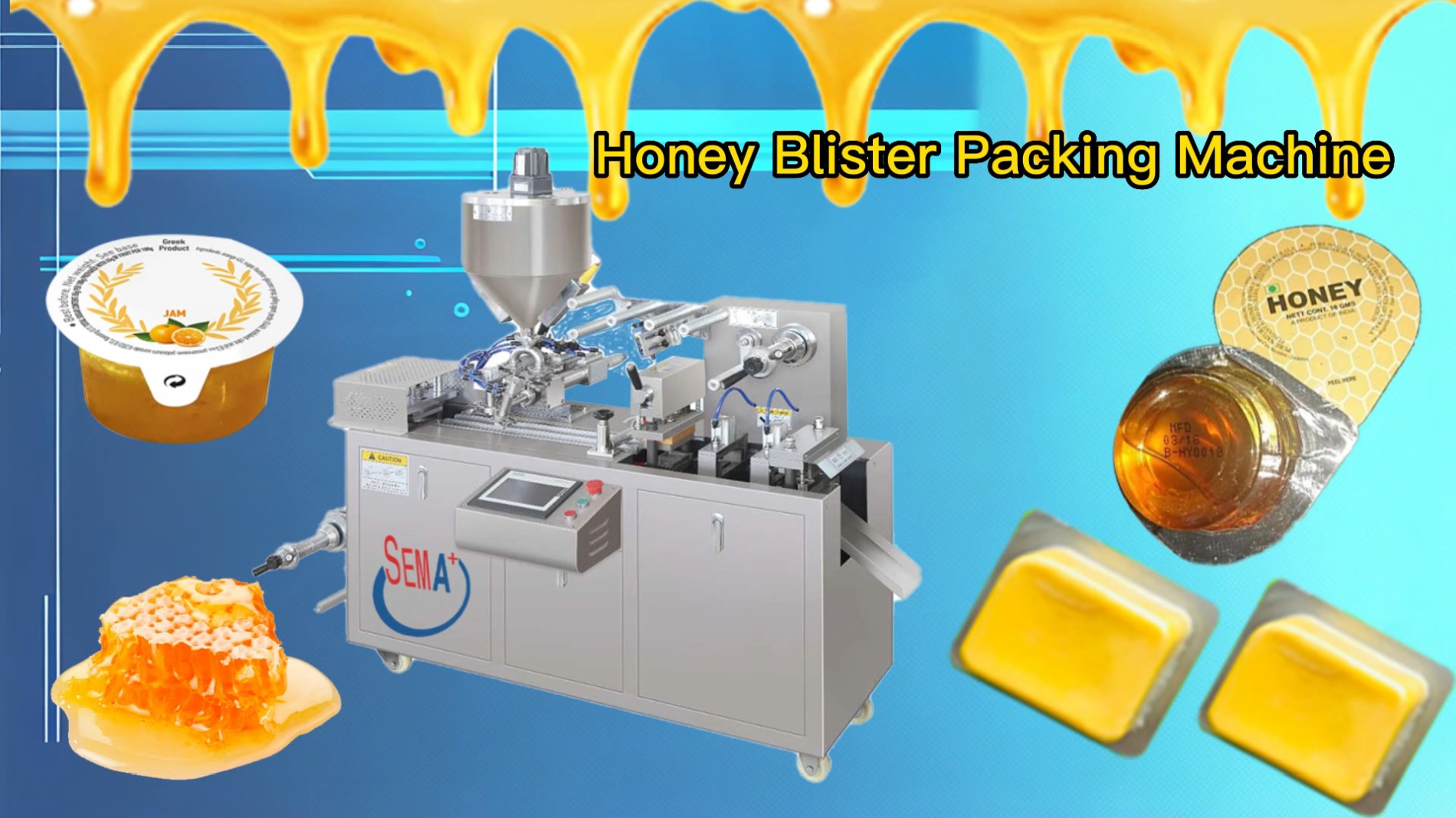 Automatic honey blister packing machine