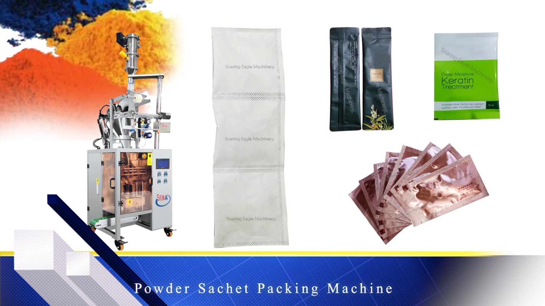 Automatic Powder sachet packing machine