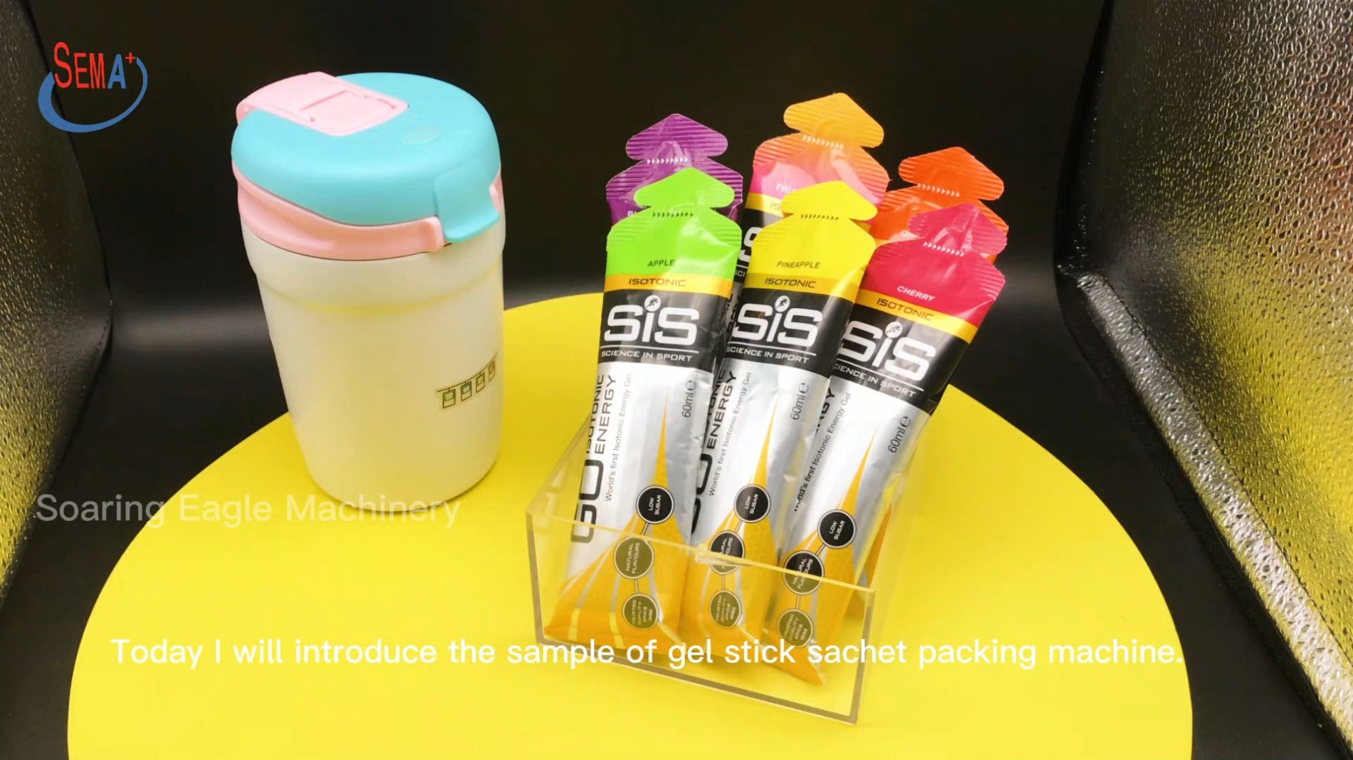 Automatic shaped stick sachet packing machinef for gel