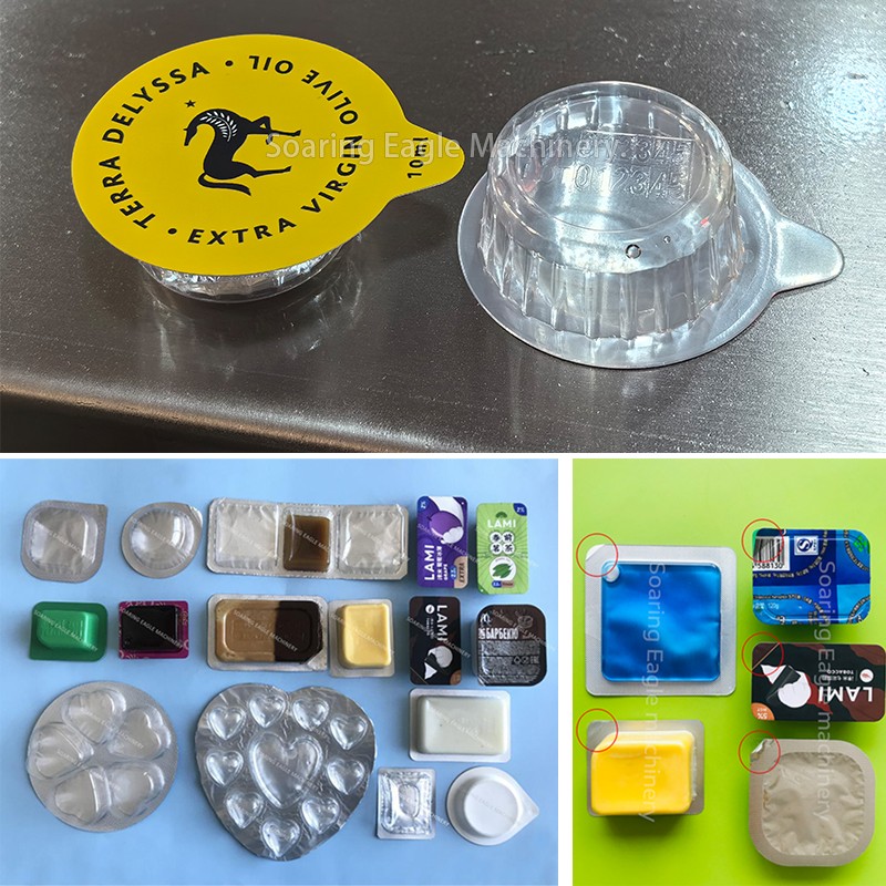 DPP Small Mini Automatic Blister Packing Machine For Honey Sauce Paste Liquid