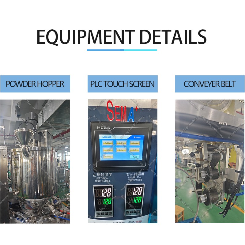 High quality cream paste 15g 20g shaped sachet packing machine
