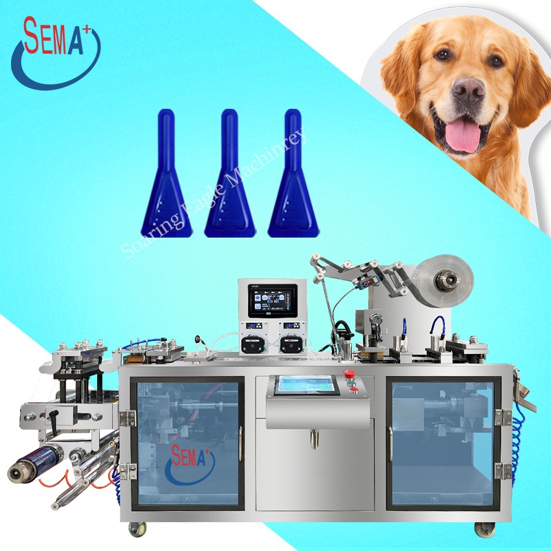 Horizontal blister packaging machine fully automatic multifunctional pet external liquid packaging machine