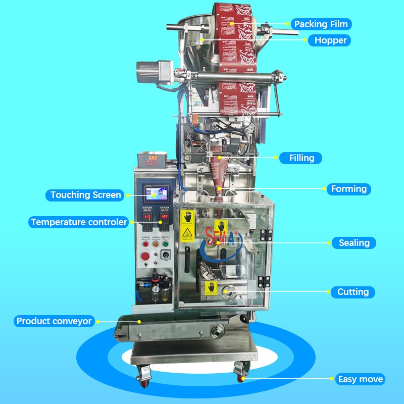 Economical Probiotic Vertical Granule Powder Sachet Packing Machine for suger salt Economical Probiotic Vertical Granule Powder Sachet Packing Machine for suger salt
