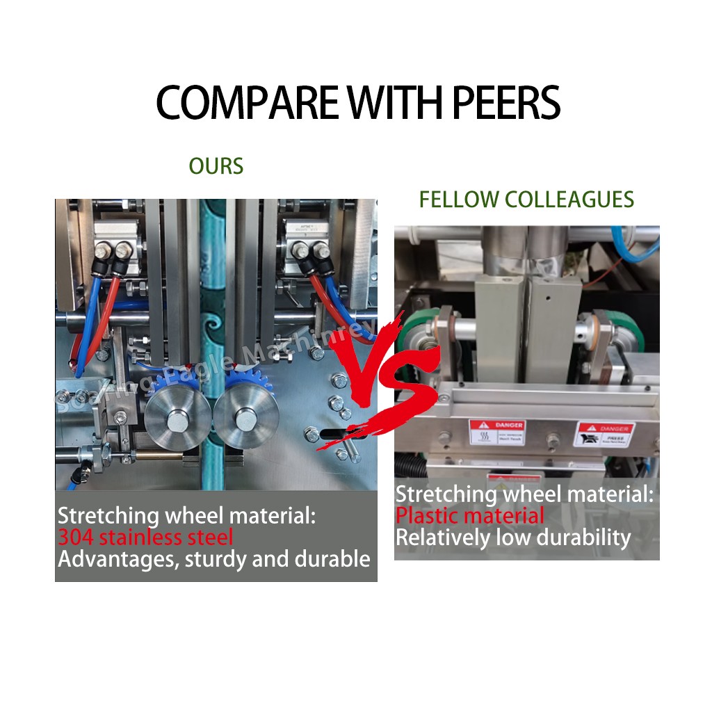 Multifunctional shaped liquid cream vertical packing machine sachet shower gel filling and sealing machine
