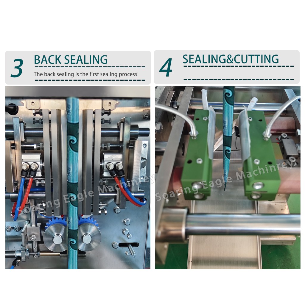 Multifunctional shaped liquid cream vertical packing machine sachet shower gel filling and sealing machine
