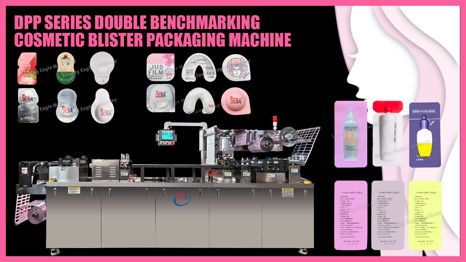 DPP Series double marking cosmetic blister packing machine