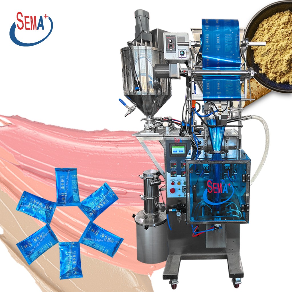 Small Bag Packaging Machine Powder Paste Multifunctional Dual Pump Filling and Sealing Sachet Packing Machine
