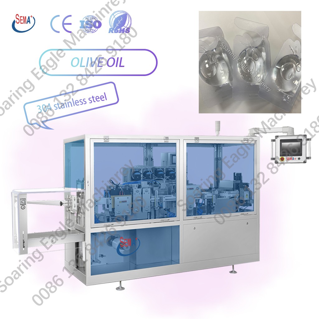 Plastic ampoule form fill seal machine for olive oil packing machine 