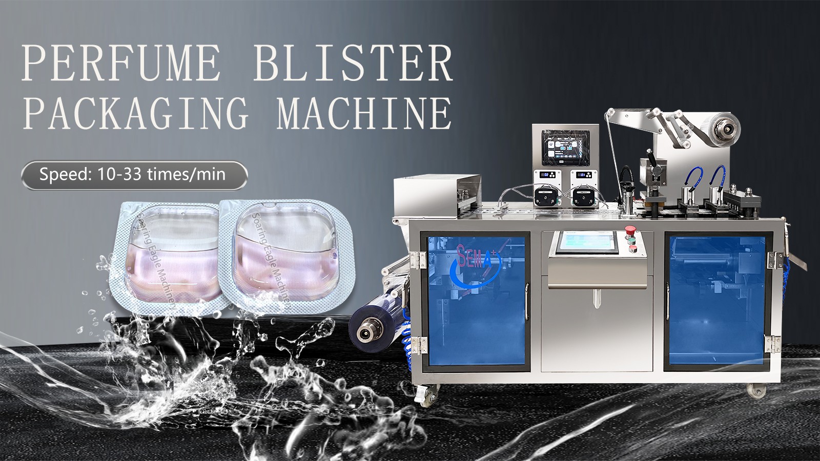 Portable Perfume Car Air Freshener Liquid Blister Packing Machine