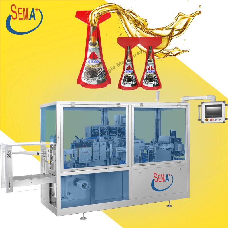 Petrol oil 2 pieces linking ampoule filling machine for liquid
