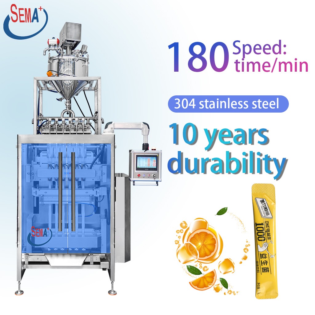 Multi column liquid strip bag packaging machine