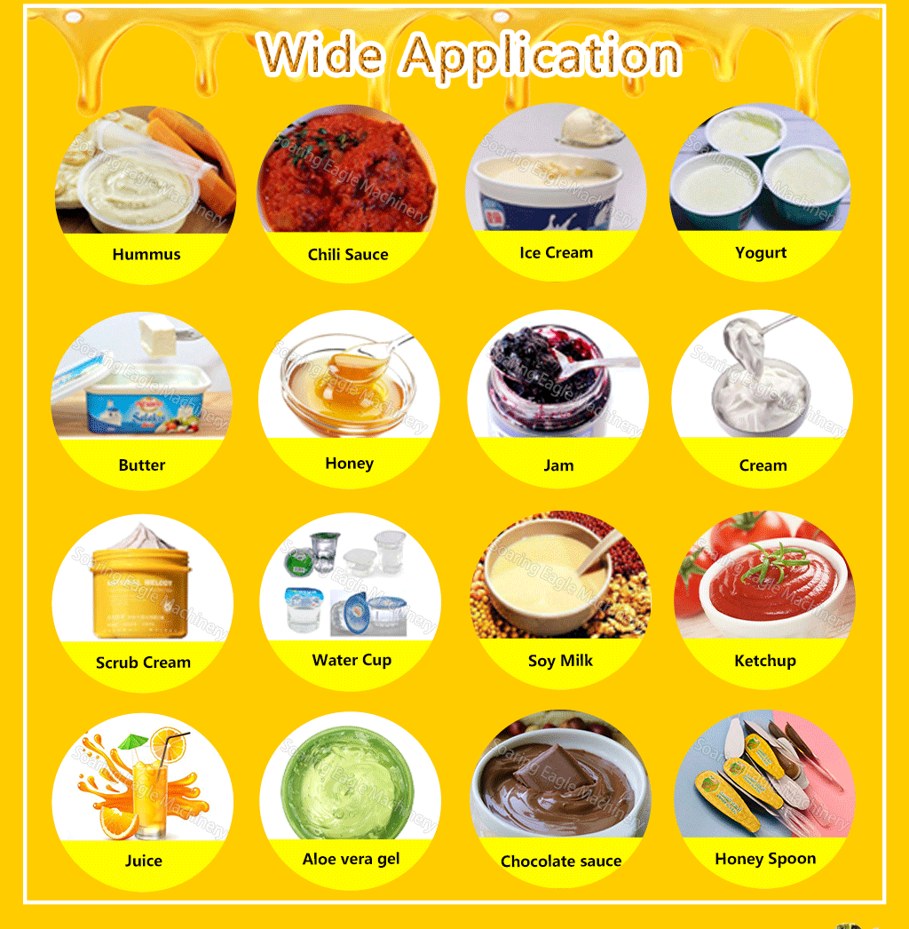 Linear Type Customized Honey Spoon Filling and Sealing Machine Packing Machine