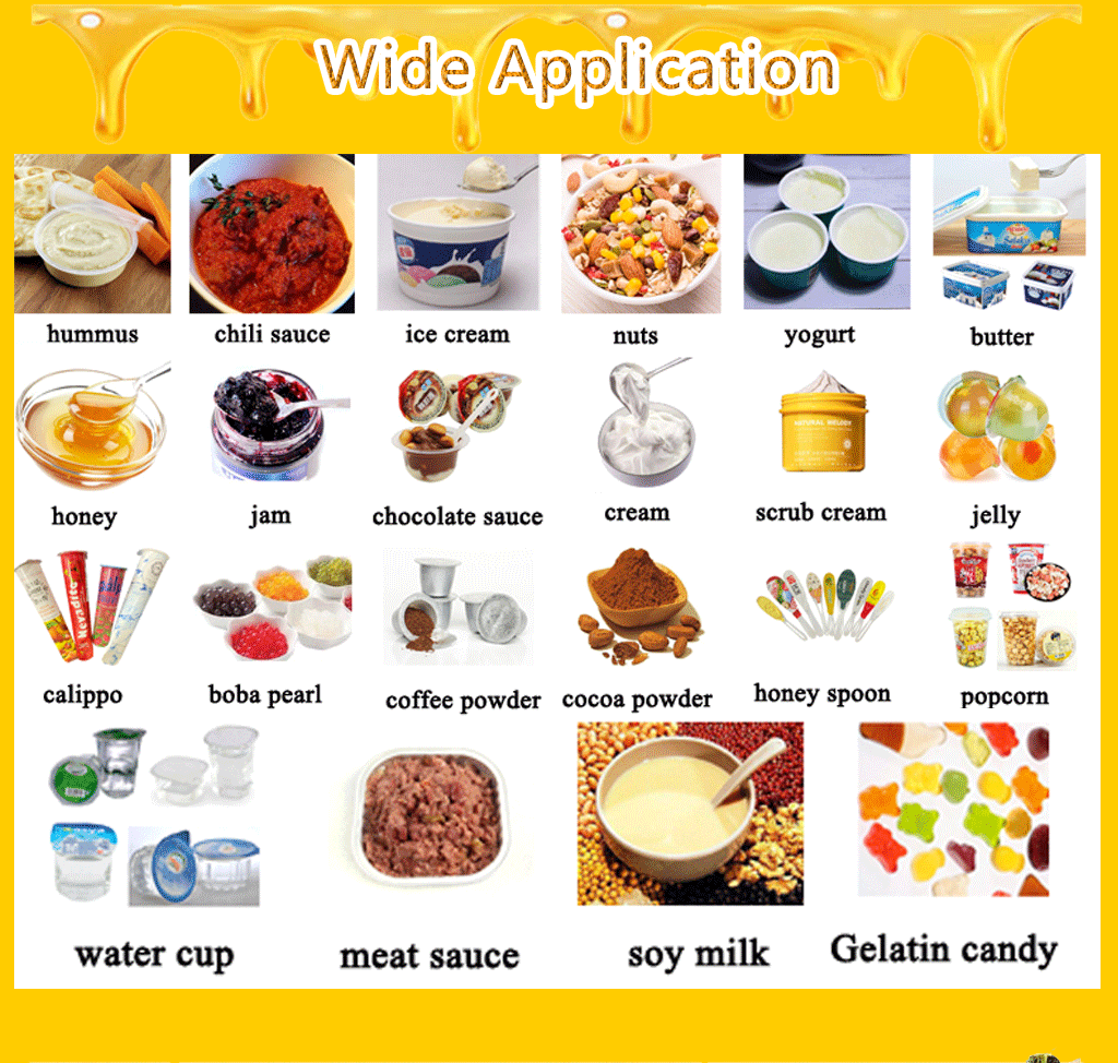 Honey Spoon Filling Sealing Packaging Machine Fully Automatic