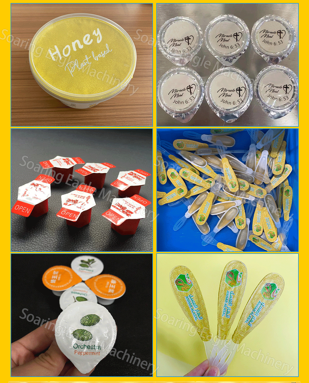 Honey Spoon Filling Sealing Packaging Machine Fully Automatic