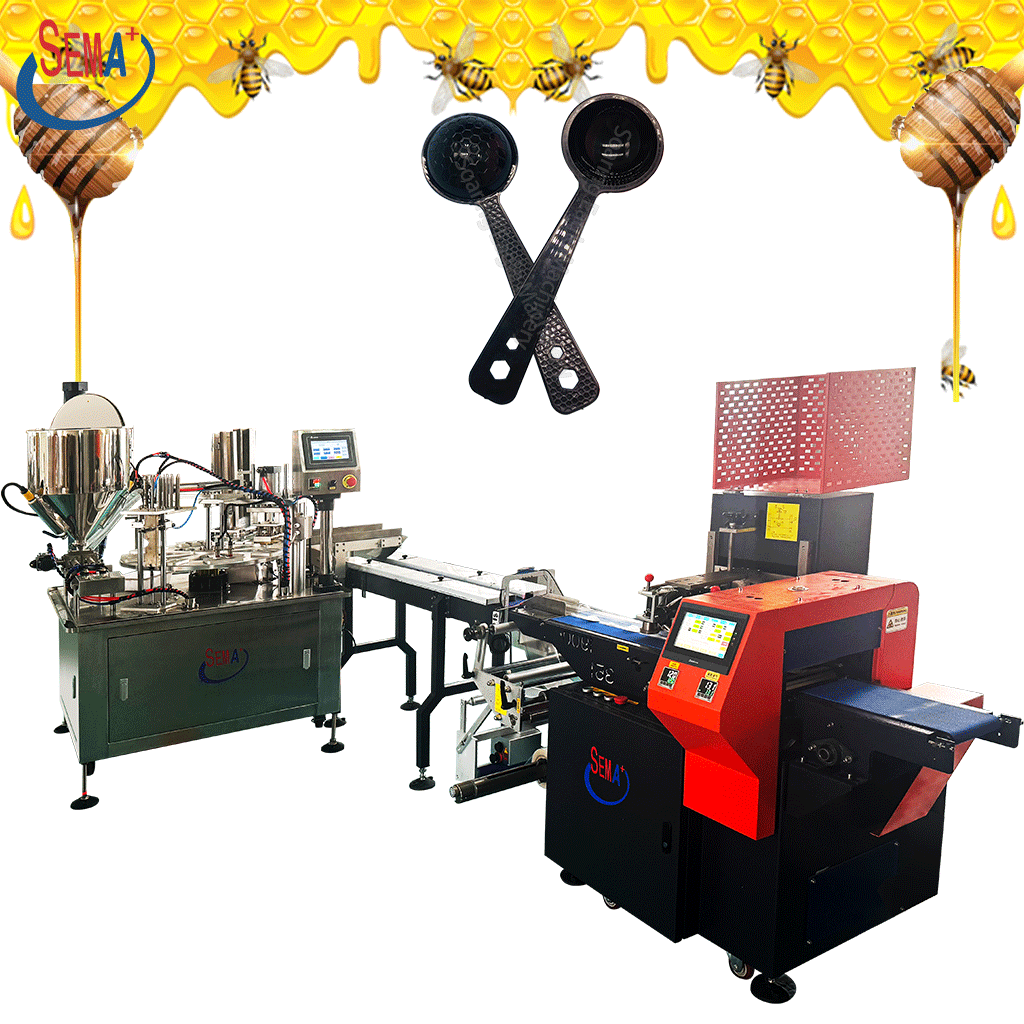 Automatic Rotary Cup Discal Filling Capping Sealing Machine for Yogurt Juice Sugar Honey Ice Cream Jelly Filling Machines