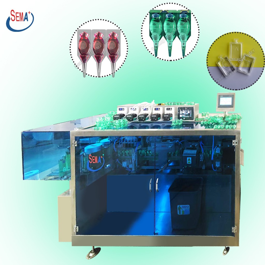Mini Dose Olive Oil Packaging Machine Ful Automatic Plastic Forming Filling Sealing Machineses