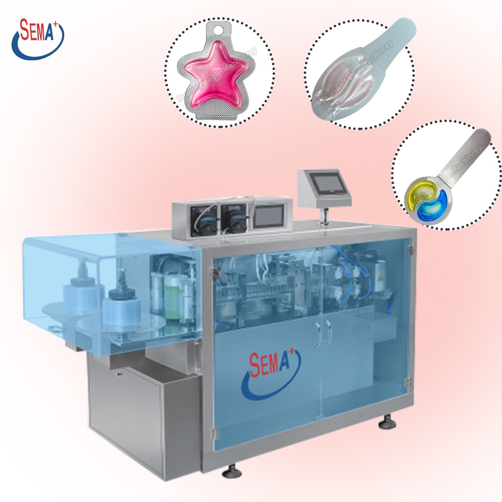 Automatic 5g 7g 10g Cosmetic Eazysnap Liquid Honey Cream Easy Open Ampoule Sachet Blister Packing Machine