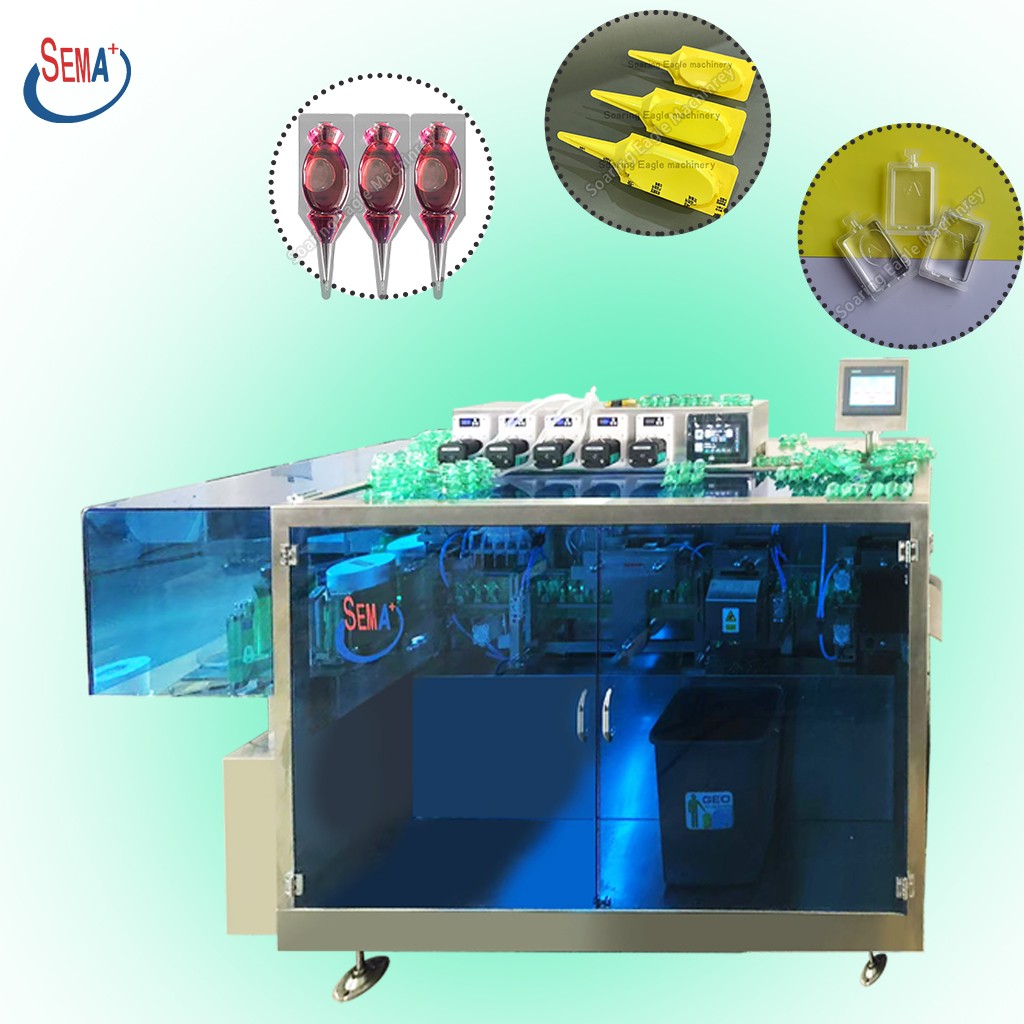 Mini Dose Olive Oil Packaging Machine Ful Automatic Plastic Ampoule Forming Filling Sealing Machine