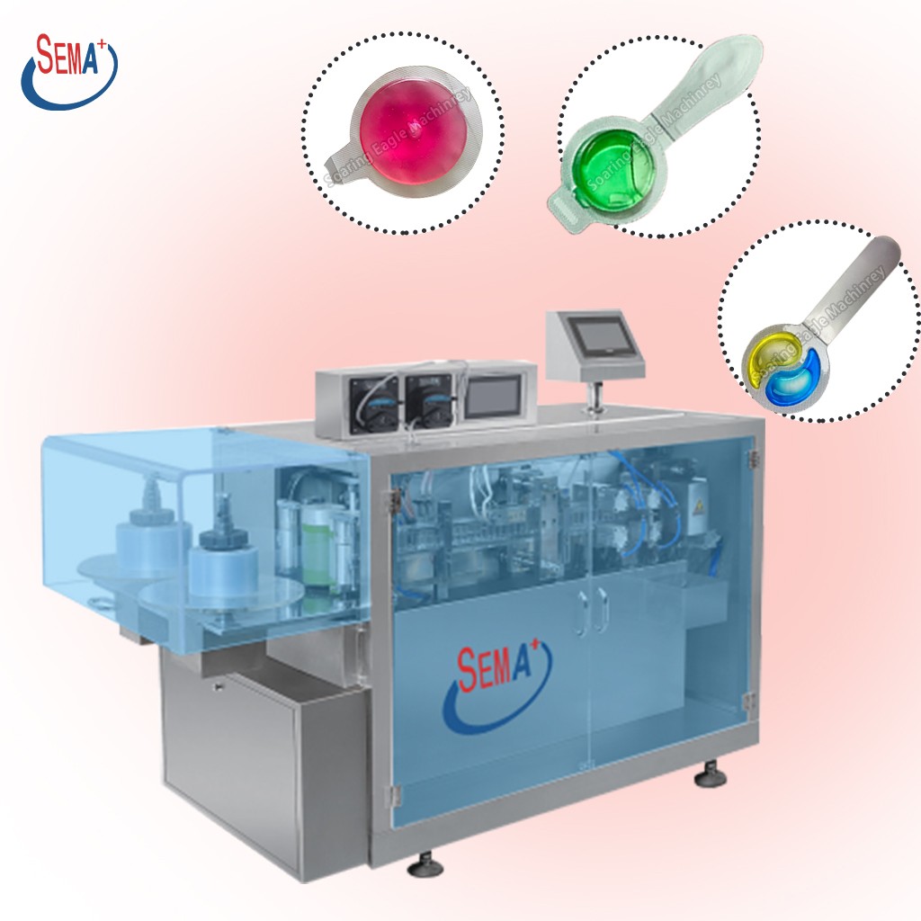 Food Supplement Honey Vitamin Oral Liquid Vial Tube Filler Small Plastic Ampoule Form Fill Seal Machine