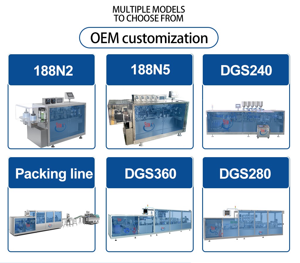Easy Snap One Hand Open Packing Machine Packet Card Type Snap 10g Olive Oil Packing Machine