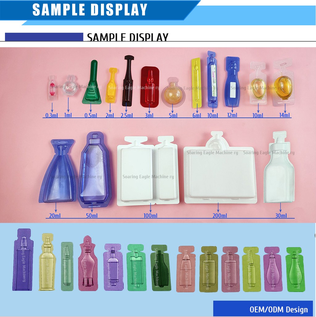 Easy Snap One Hand Open Packing Machine Packet Card Type Snap 10g Olive Oil Packing Machine