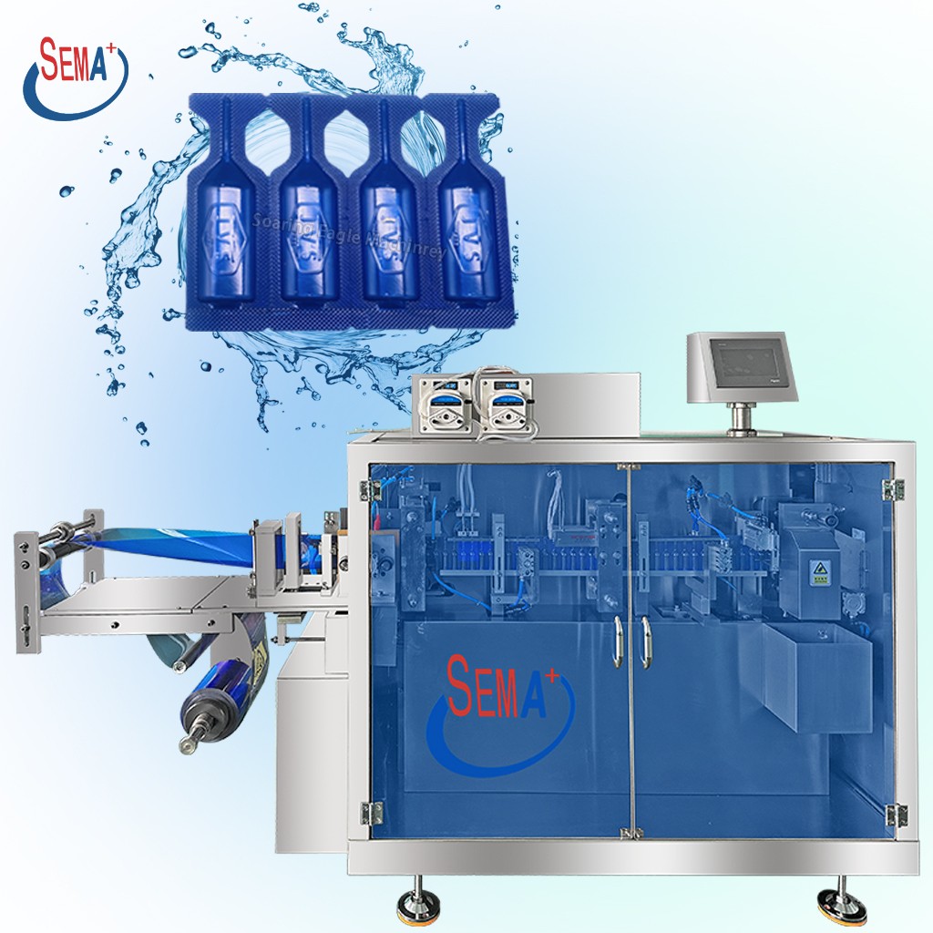 Full Automatic air Freshener Perfume Monodose Forming Liquid Filling Sealing Packing Mini Filling Machine