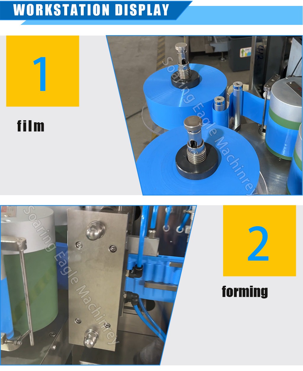 Full Automatic Flat Plate Filling Sealing Liquid Blister Packing Machine