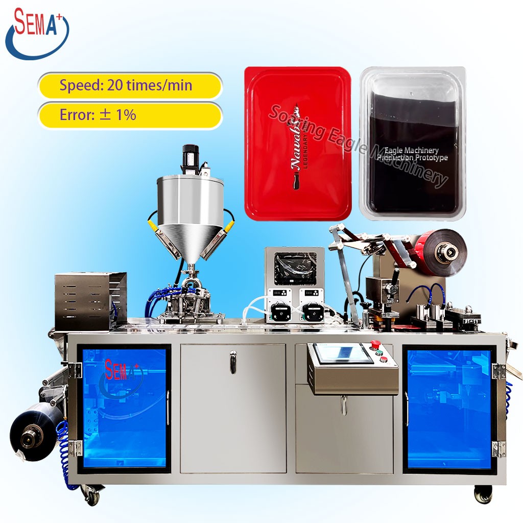 Automatic Small Vanilla Sauce BBQ Mayonnaise Sauce Blister Packing Machine Automatic Small Vanilla Sauce BBQ Mayonnaise Sauce Blister Packing Machine