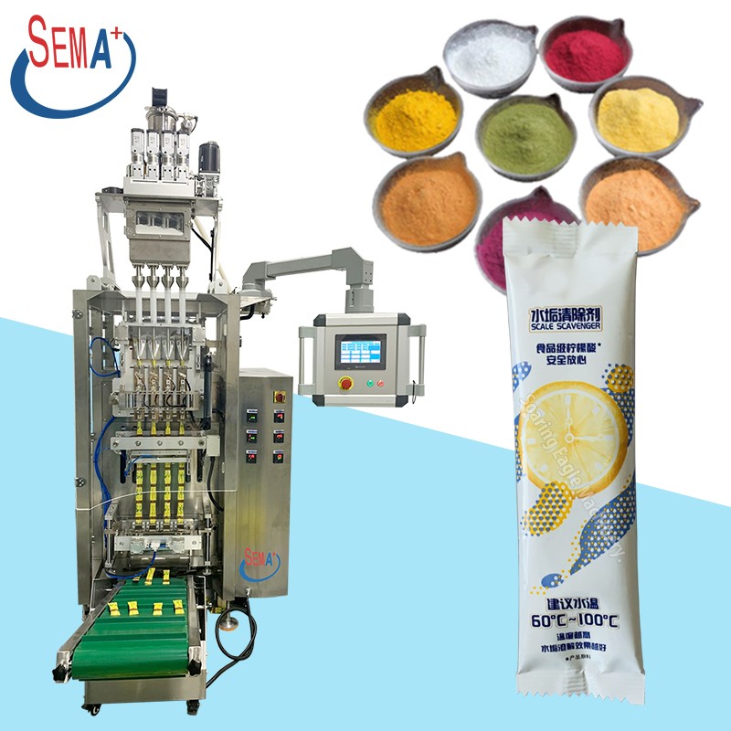 Multi orbit powder sachet packing machine