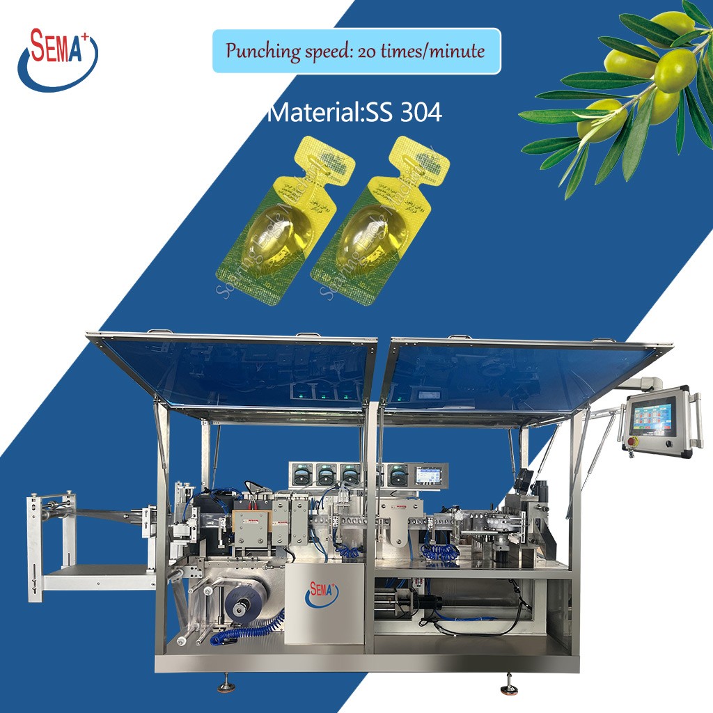 Olive oil packing machine 