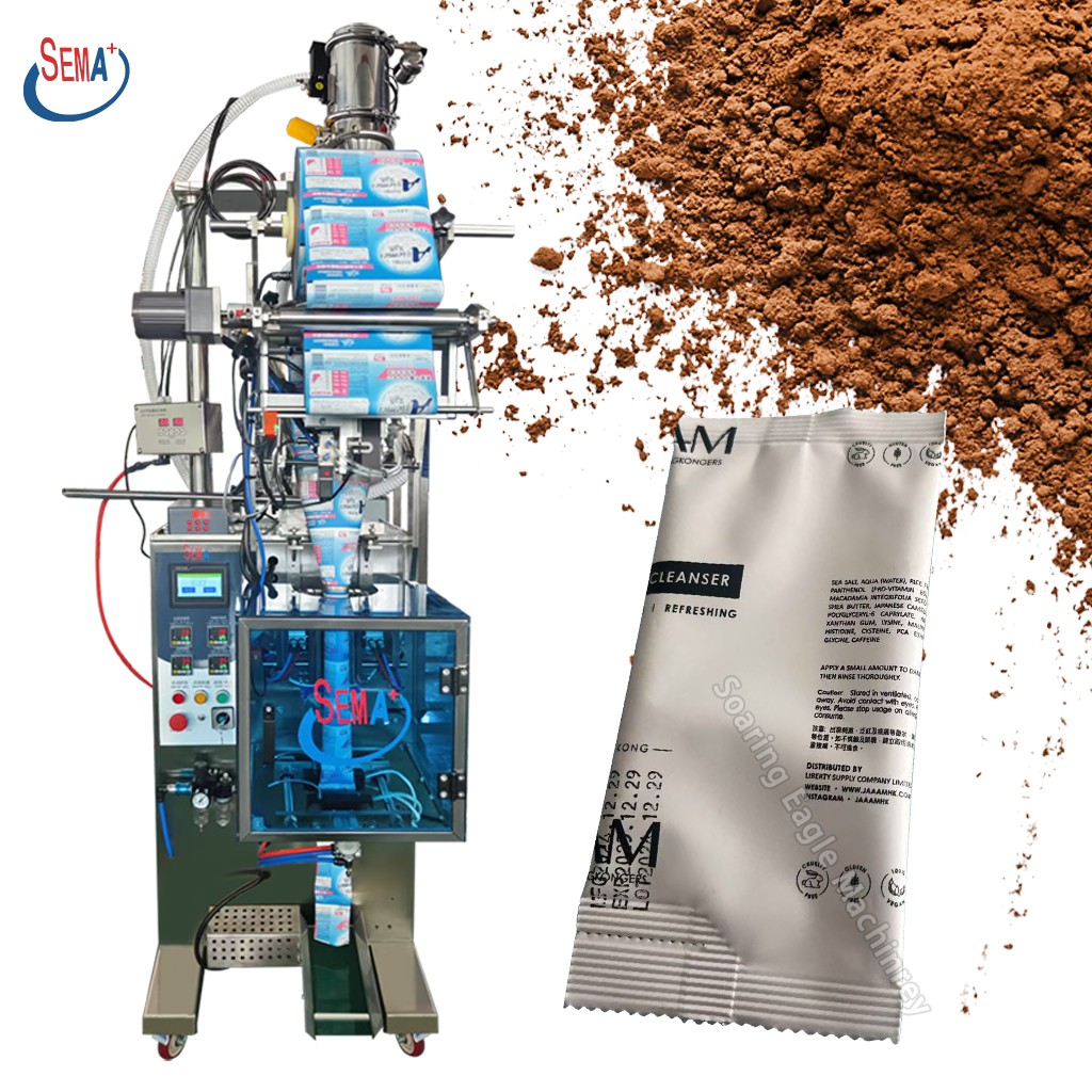 Vertical Protein Milk Powder Sachet Packing Machine Automatic Tea Coffee Cocoa Chili Spices Powder Filling Packaging Machine