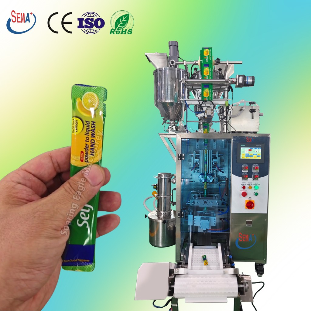 Multilane Hopper Mayonnaise Drinks Beverages Packaging Multi Line Sachet Packing Machine