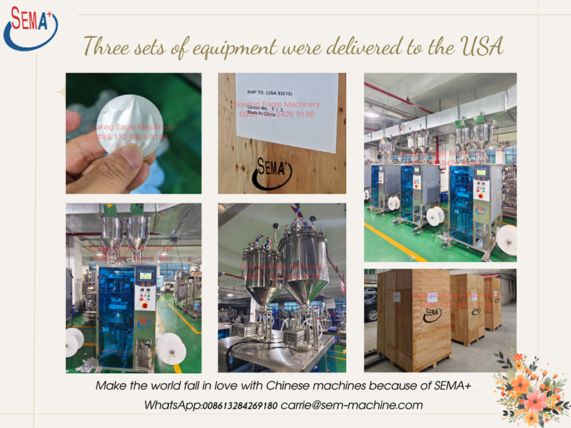 Three sets of equipment were delivered to the USA