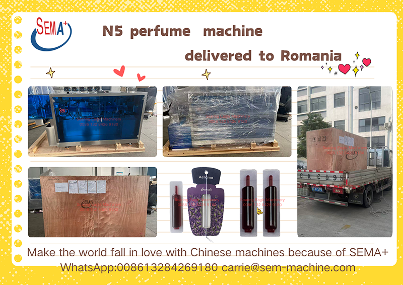 N5 perfume machine delivered to Romania
