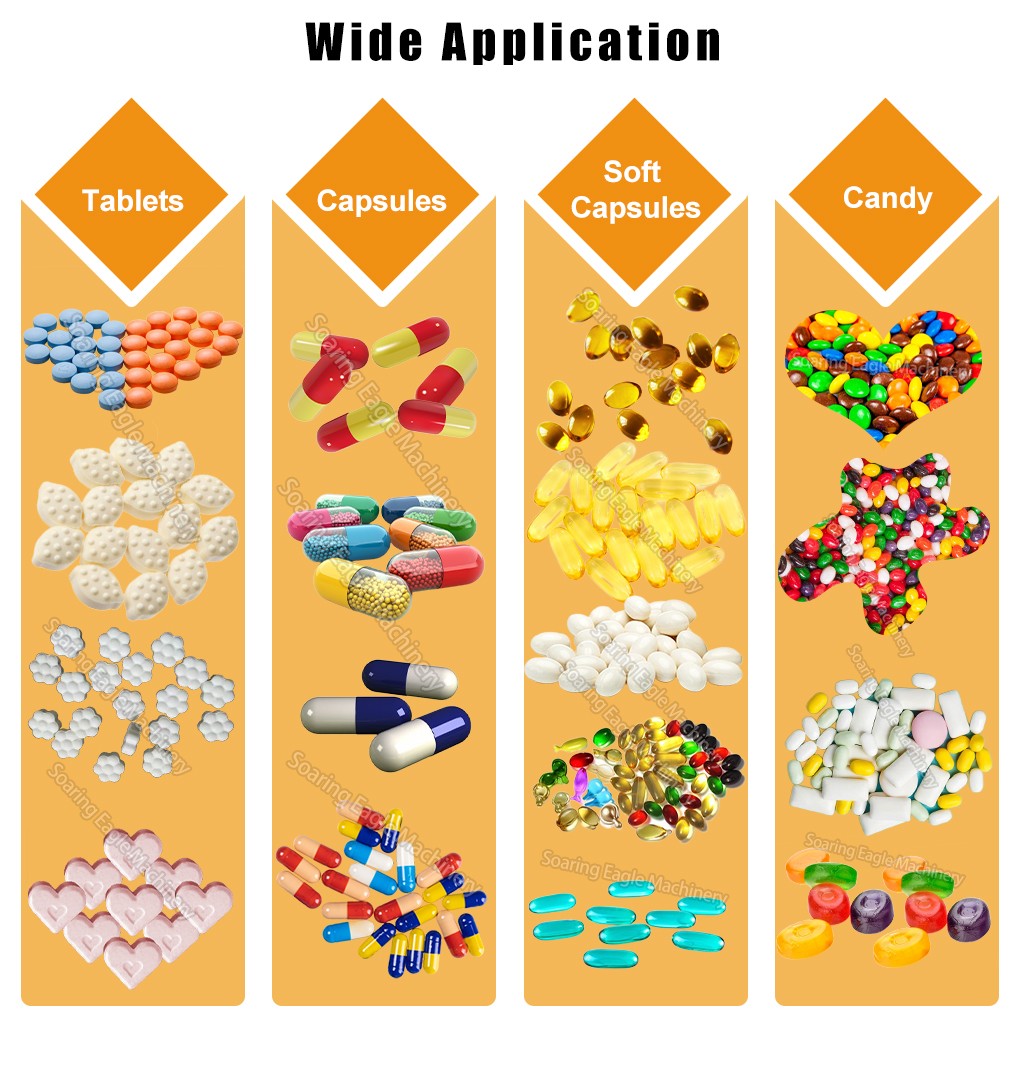 High-Speed Automatic Tablets, Capsules Packing Machine Multifunction Individual Package Pouch Filling High-Speed Automatic Tablets, Capsules Packing Machine Multifunction Individual Package Pouch Filling