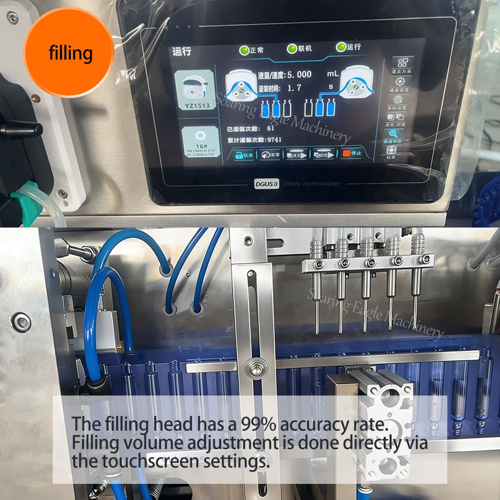 Hot Selling Fully Automatic Olive Oil Perfume Oral Liquid Filling Machine