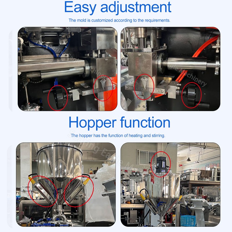 Automatic Sauces Ketchup Forming Easy Open High Frequency Sealing Butter Blister Packing Machine Automatic Sauces Ketchup Forming Easy Open High Frequency Sealing Butter Blister Packing Machine