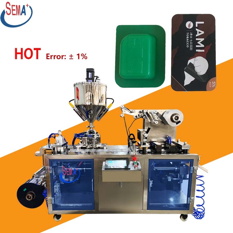 Automatic Sauces Ketchup Forming Easy Open High Frequency Sealing Butter Blister Packing Machine