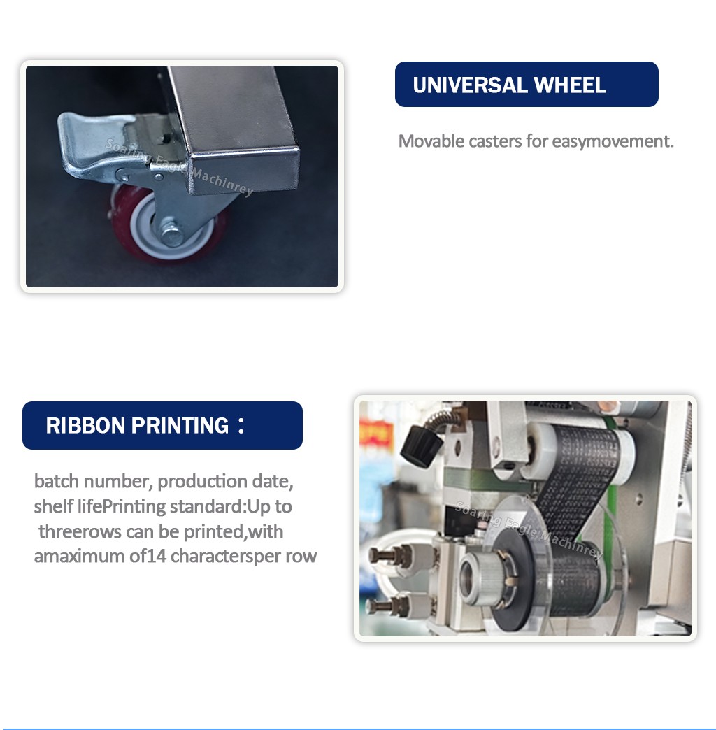 Nuts Peanuts Hazelnuts Vacuum Weight Stretch Film Packet Making Automatic Food Vacuum Sachet Packaging Machine