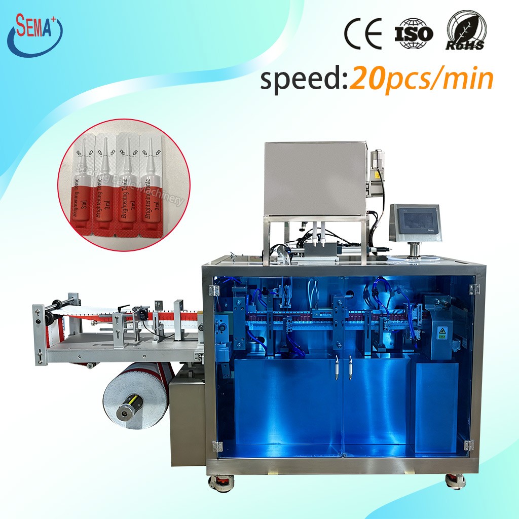 Full Automatic Electric High-Accuracy Cosmetic Breathable Perfume Liquid Filling and Sealing Machine
