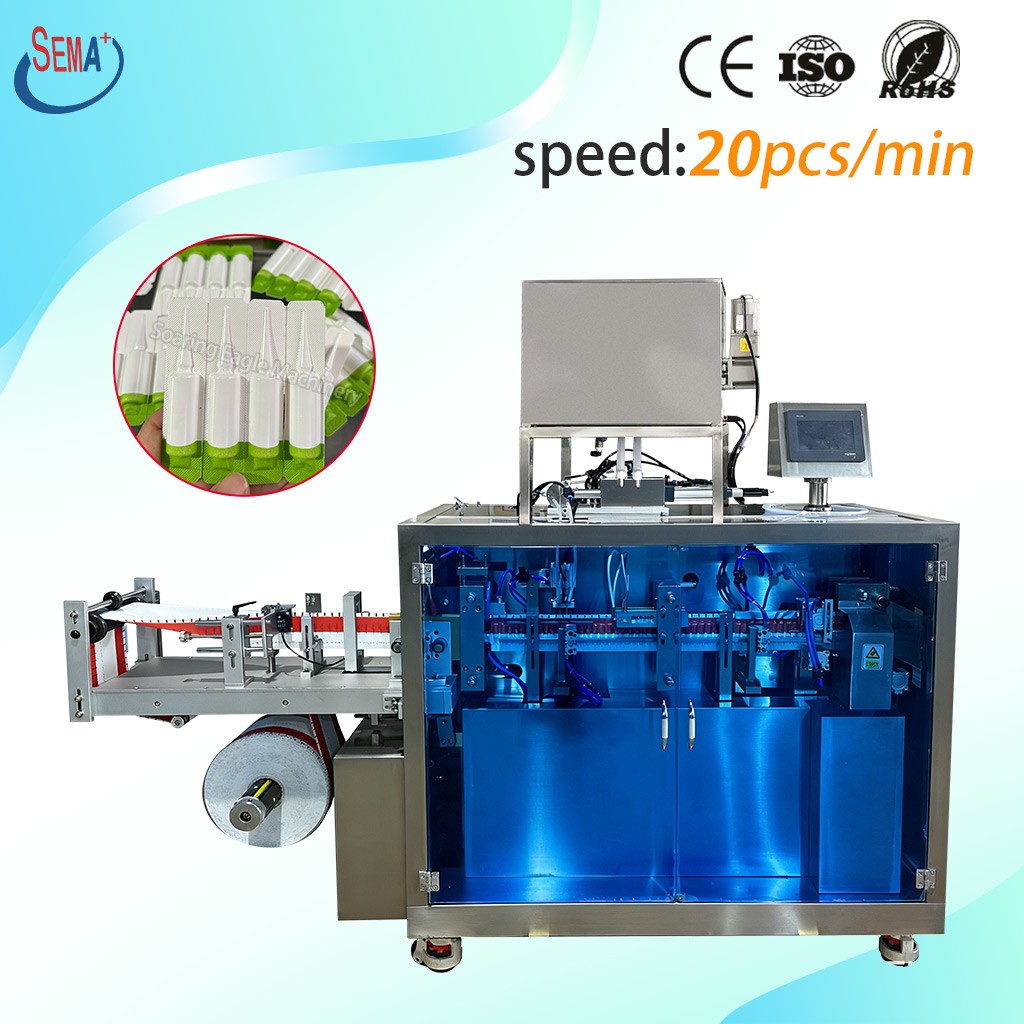 High Tech Automatic Perfume Beverage Honey Filling Machine Premade Plastic Disposable Tiny Bottle High-Accuracy Electric