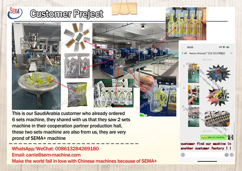 This is our Saudi Arabia customer who already ordered 6 sets machine